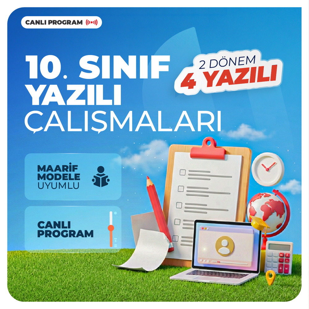10. Sınıf Yazılı Çalışmaları 2027 | Canlı Program
