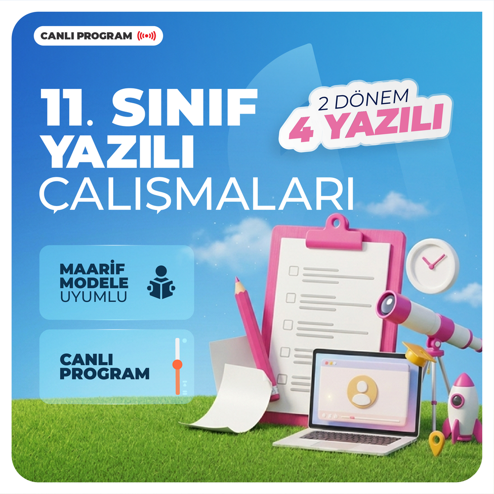 11. Sınıf Yazılı Çalışmaları 2027 | Canlı Program