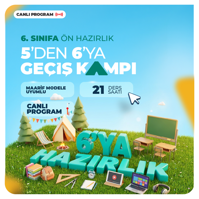 Farklı LGS - 5'ten 6'ya Geçiş Kampı | Canlı Program