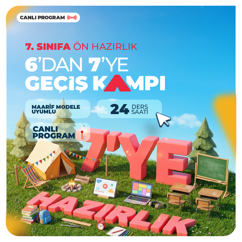 Farklı LGS - 6'dan 7′ye Geçiş Kampı | Canlı Program