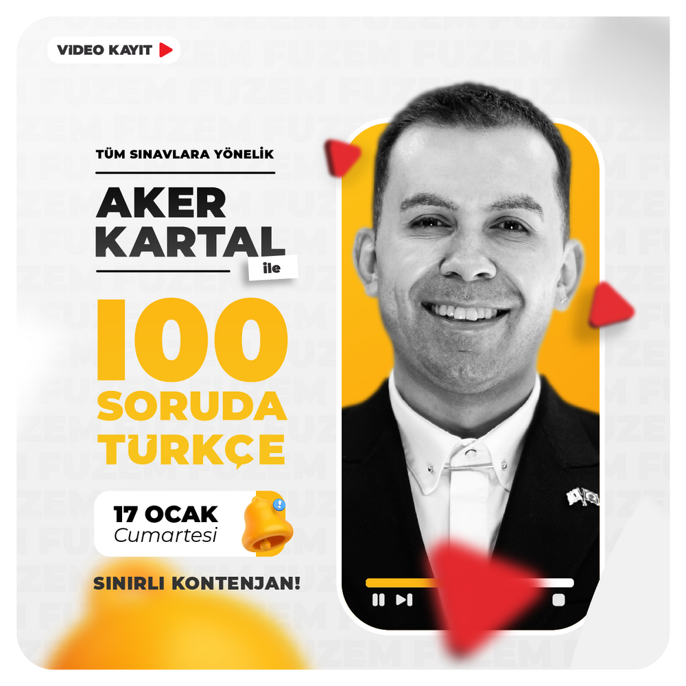 Aker KARTAL ile 100 Soruda Türkçe | Video Kayıt
