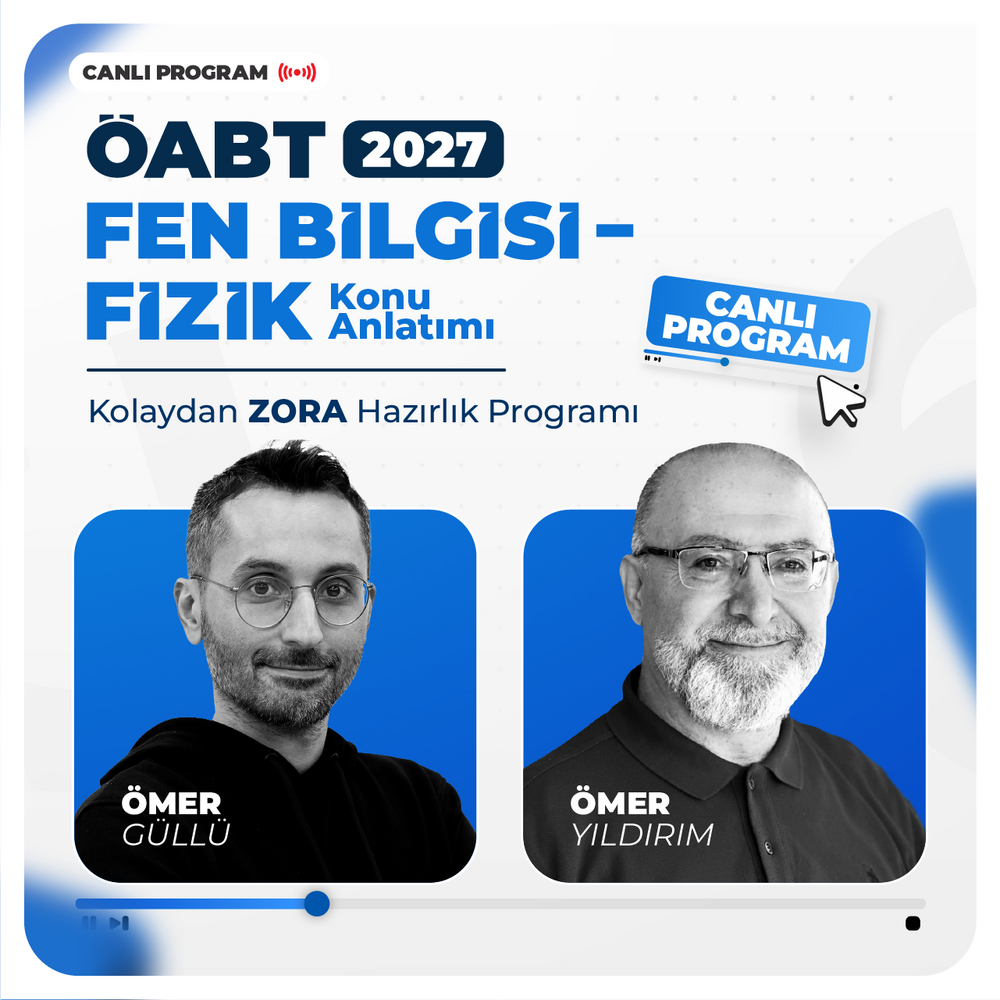 Fen Bilgisi ÖABT 2027 - Fizik Konu Anlatımı | Canlı Program