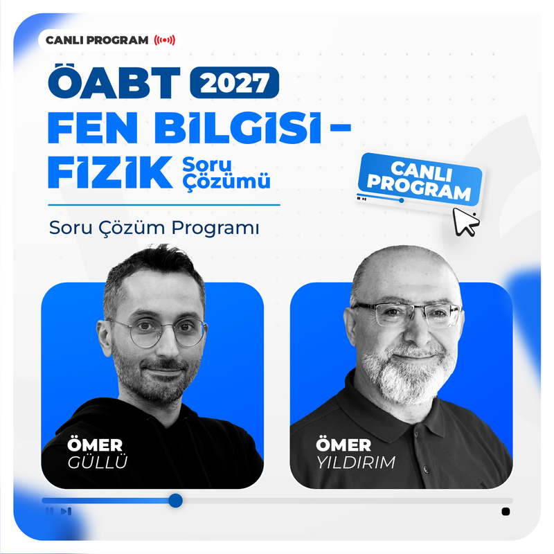 Farklı KPSS - Fen Bilgisi ÖABT 2027 - Fizik Soru Çözümü | Canlı Program