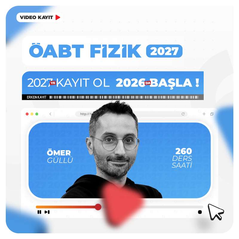 Farklı KPSS - Fizik ÖABT 2027 | Video Kayıt
