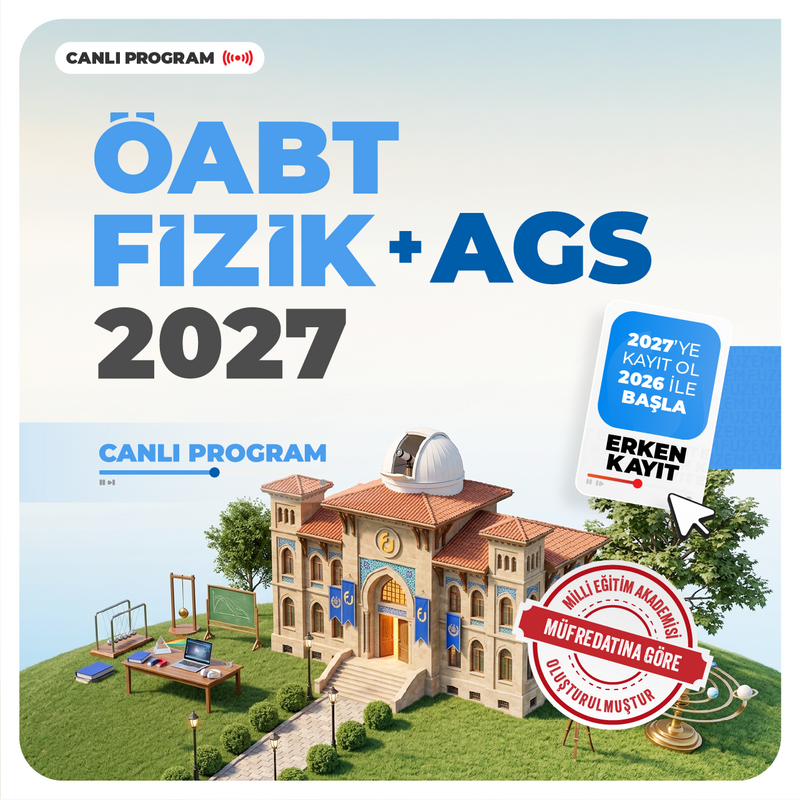 Farklı KPSS - Fizik ÖABT + AGS 2027 | Canlı Program