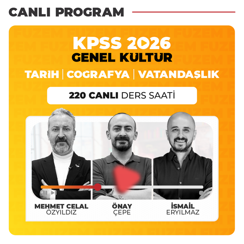 Genel Kültür KPSS 2026 | Canlı Program - Thumbnail