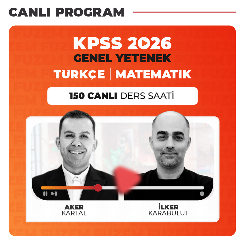 Farklı KPSS - Genel Yetenek KPSS 2026 | Canlı Program