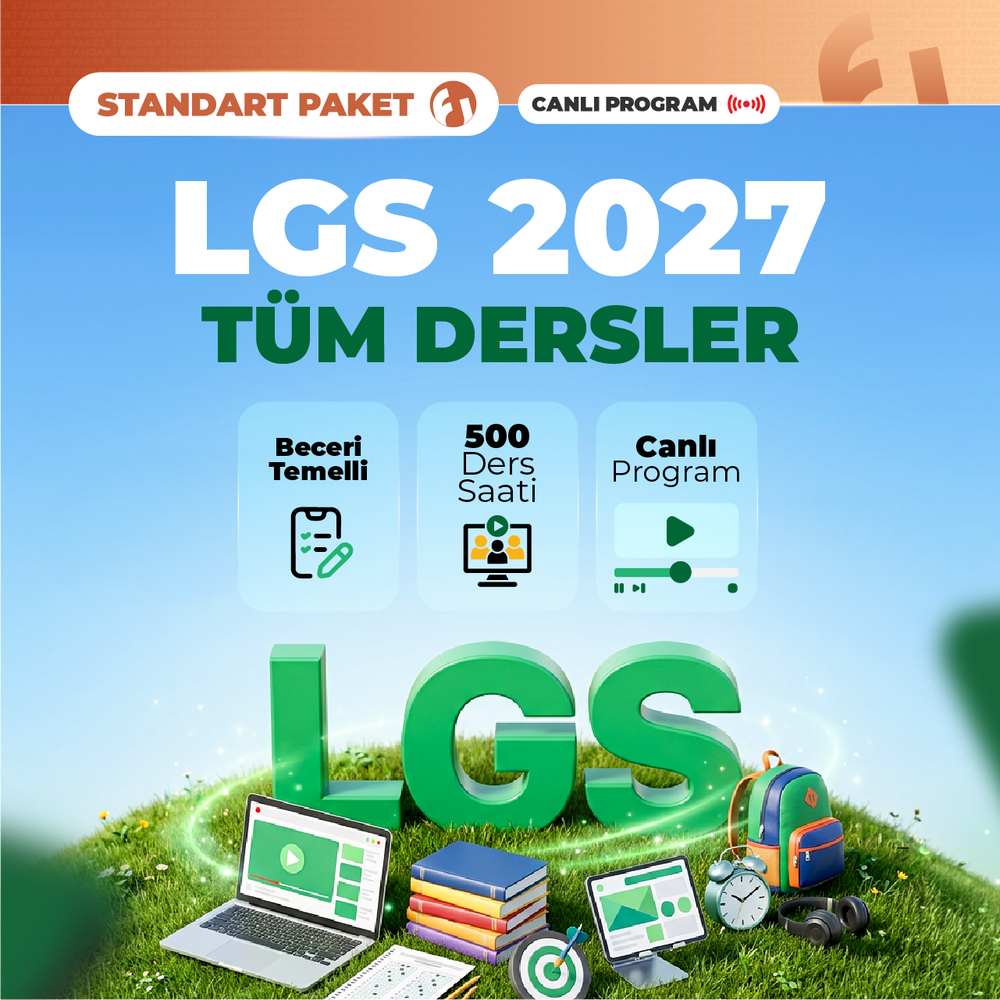LGS Liselere Giriş Sınavı 2027 Standart Paket | Canlı Program