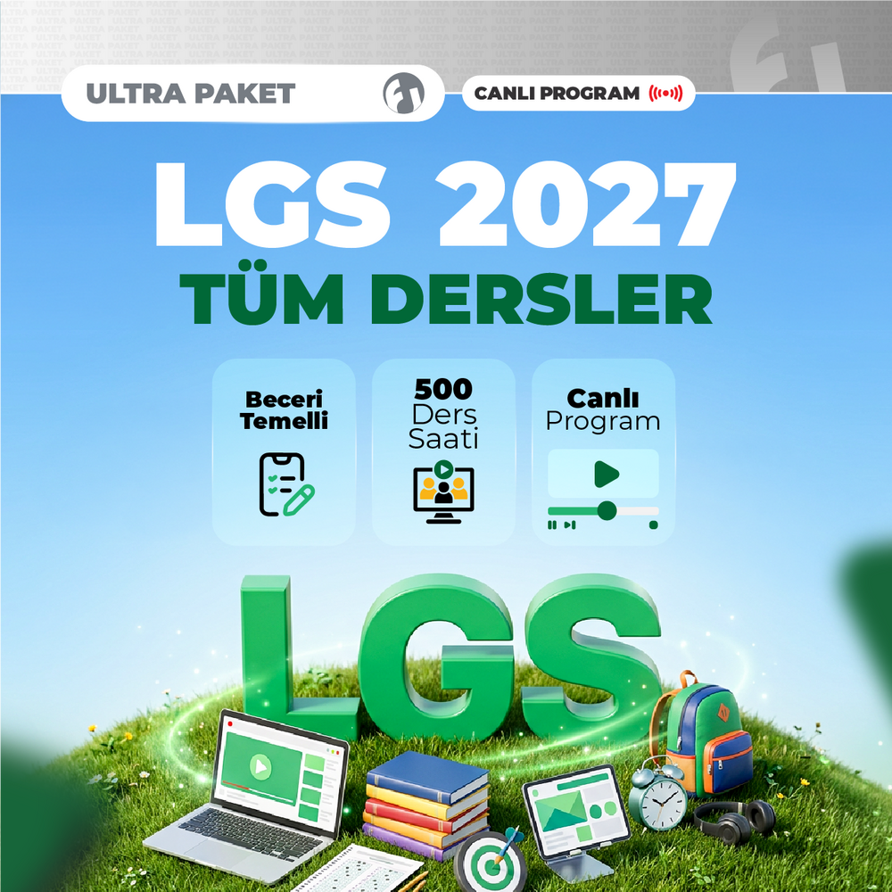 LGS Liselere Giriş Sınavı 2027 Ultra Paket | Canlı Program