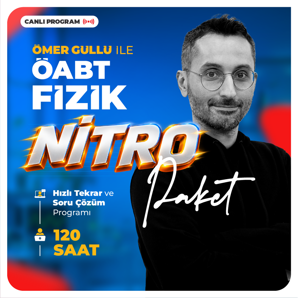 Ömer Güllü ile Fizik ÖABT Nitro Paket 2027 | Canlı Program