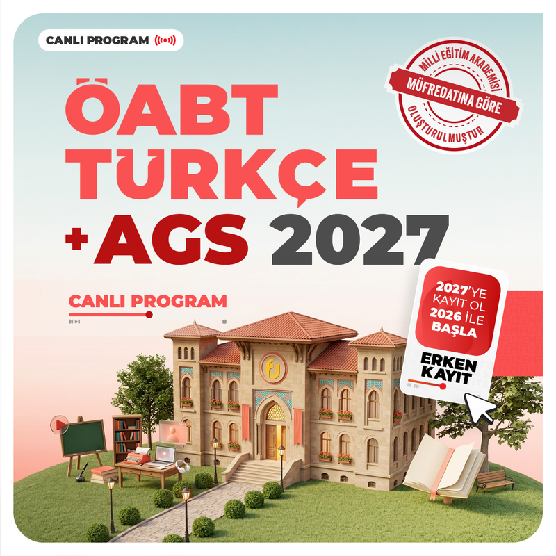 Farklı KPSS - Türkçe ÖABT + AGS 2027 | Canlı Program