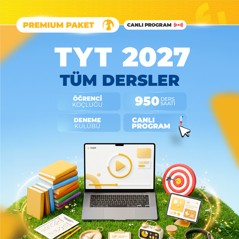 TYT Tüm Dersler 2027 Premium Paket | Canlı Program
