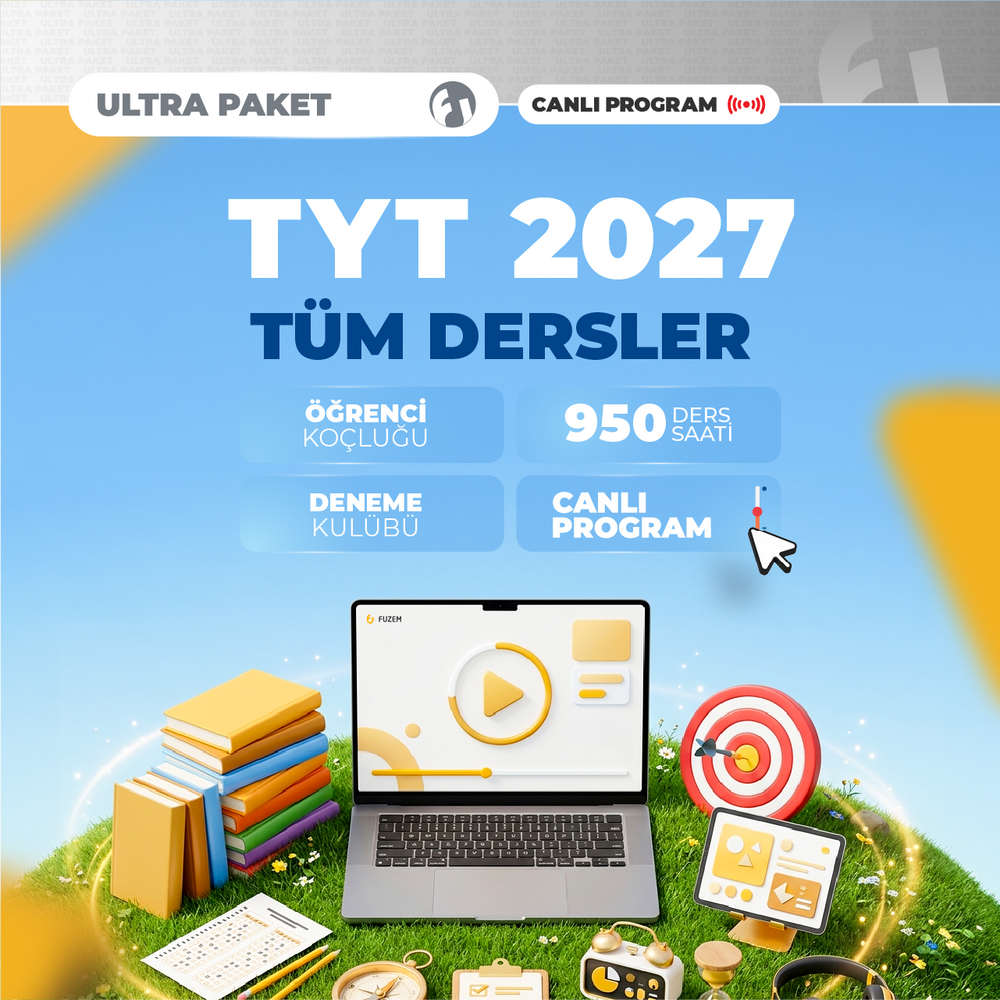 TYT Tüm Dersler 2027 Ultra Paket | Canlı Program