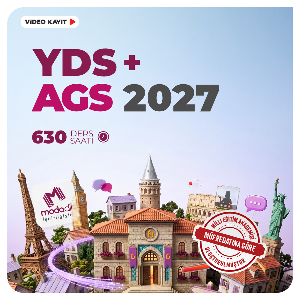YDS 2027 İLKBAHAR + AGS 2027 | Video Kayıt
